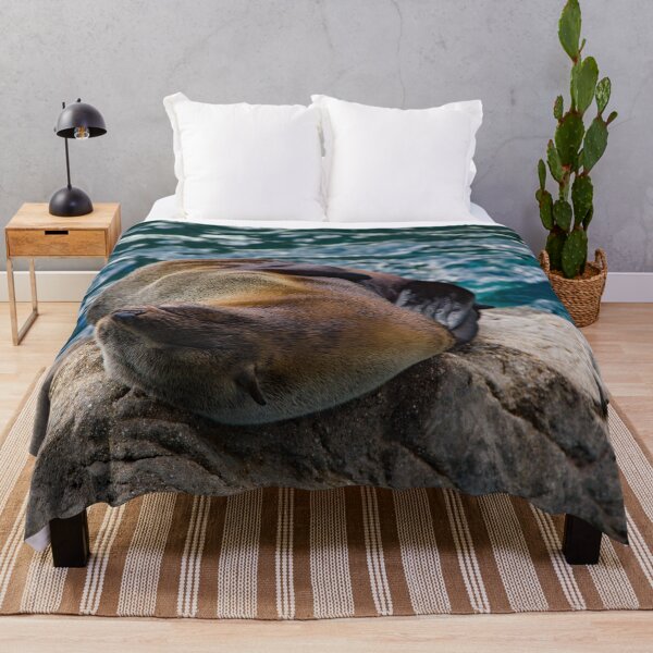 Item preview, Seal relaxing on a boulder designed and sold by Shizenkai.