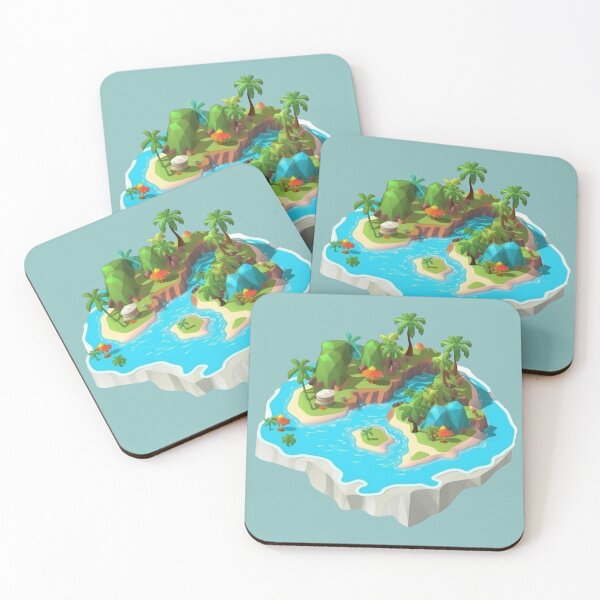 Item preview, Paradise Island Isometric designed and sold by mliotard.