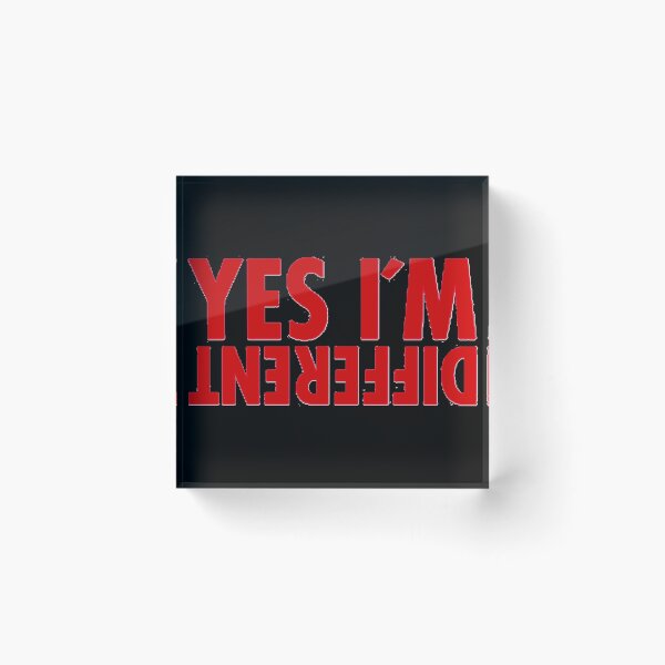 Artikelvorschau, Yes i'm different entworfen und verkauft von Sanooshop.