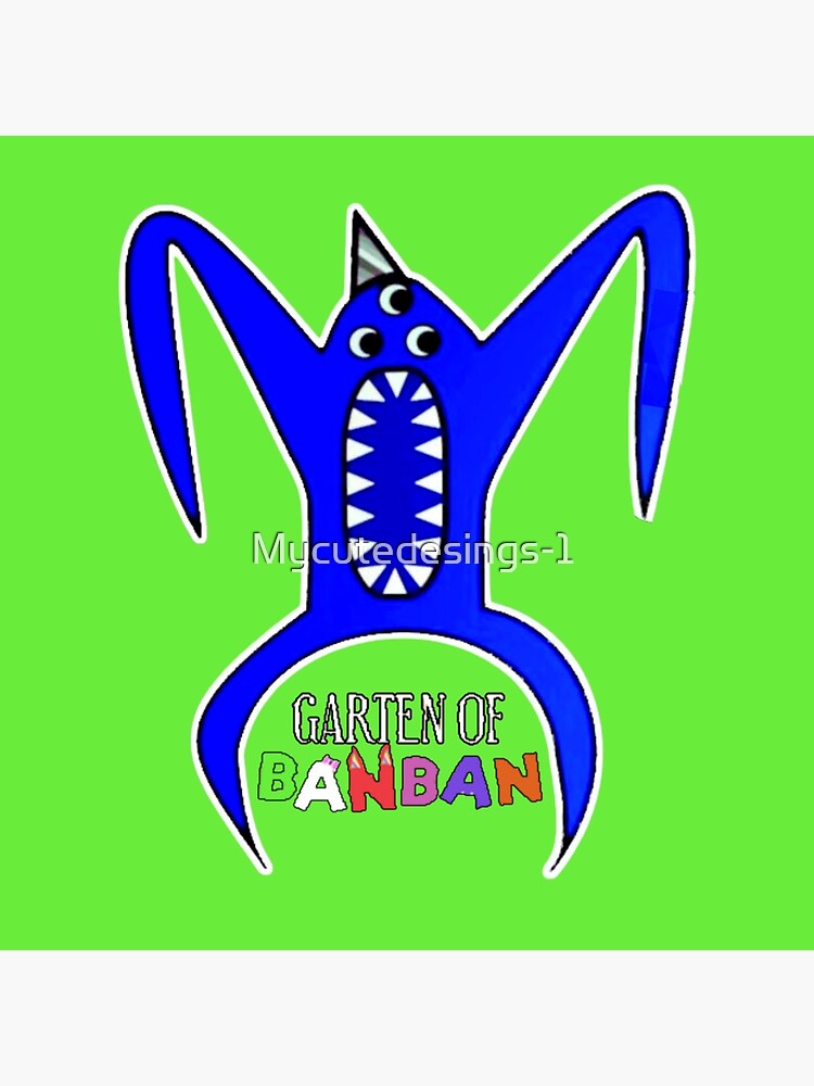 Nabnab. Nab Nab. Garten of Banban Logo and Characters. Horror games  2023.green. Halloween Canvas Print for Sale by Mycutedesings-1