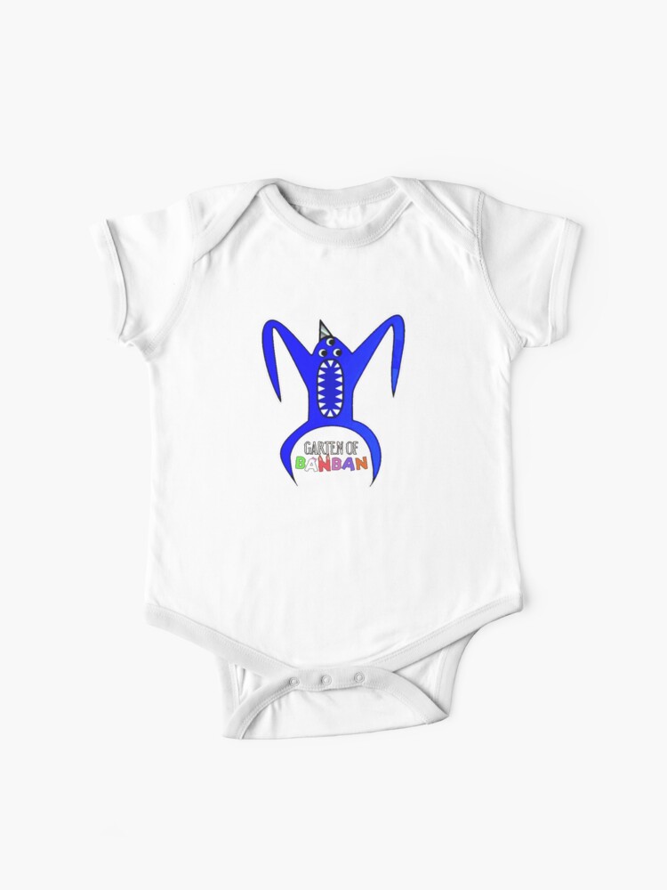 garten of banban nabnab look. Garten of Banban character. Horror games  2023. Blue. Halloween Kids T-Shirt for Sale by Mycutedesings-1