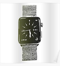 Apple watch digital art Poster