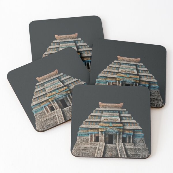 Item preview, Chichen Itza monument mayan ruins temple designed and sold by Tio-Tecun.