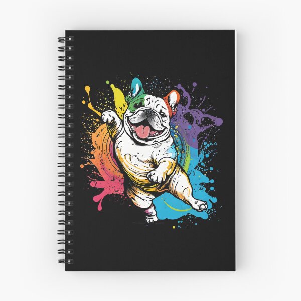Item preview, Colorful Kawaii Dancing Bulldog designed and sold by Leonardo Palumbo.