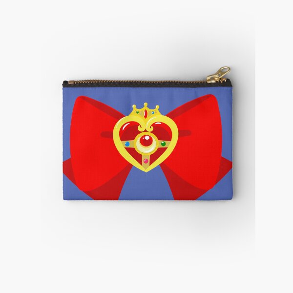 Item preview, bow and red heart brooch, sailor moon designed and sold by yessebel.
