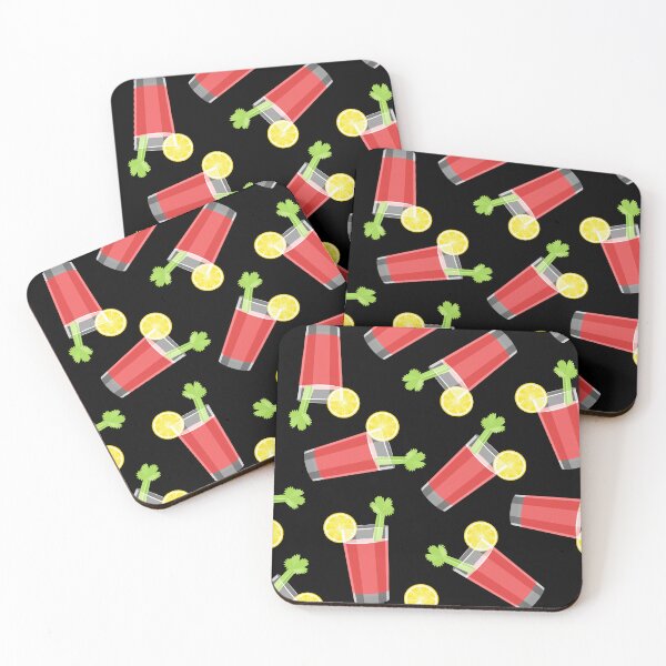 Item preview, Bloody Mary cocktails - black designed and sold by littlearrow.