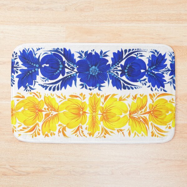 Item preview, Ukrainian flag, Petrykivka art , Ukrainian flag flowers   designed and sold by Sunflower-7.
