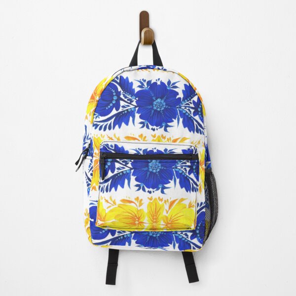 Item preview, Ukrainian flag, Petrykivka art , Ukrainian flag flowers   designed and sold by Sunflower-7.