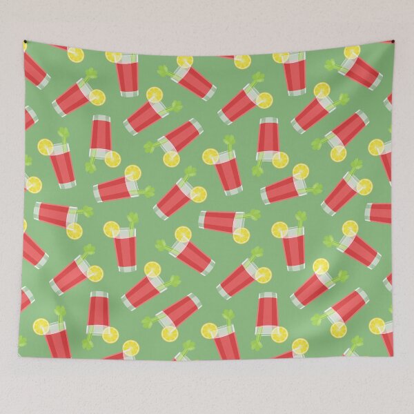 Item preview, Bloody Mary cocktails - green designed and sold by littlearrow.