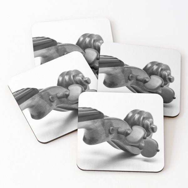 Item preview, Black and White Viola or Violin Scroll designed and sold by vryandesigns.