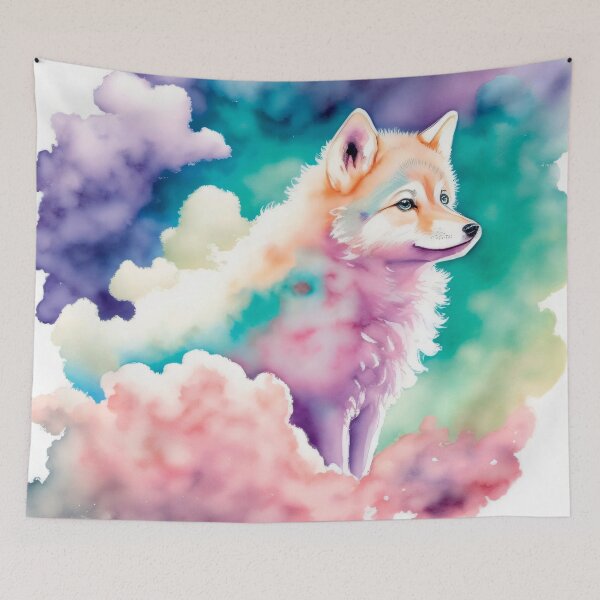 Item preview, Heavenly Wolf Cub designed and sold by ElectraW.