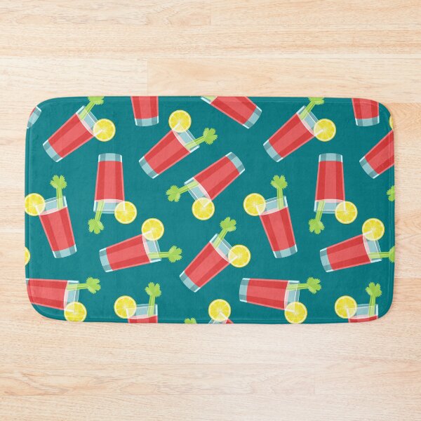 Item preview, Bloody Mary cocktails - dark teal designed and sold by littlearrow.