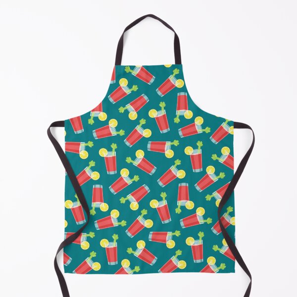 Item preview, Bloody Mary cocktails - dark teal designed and sold by littlearrow.