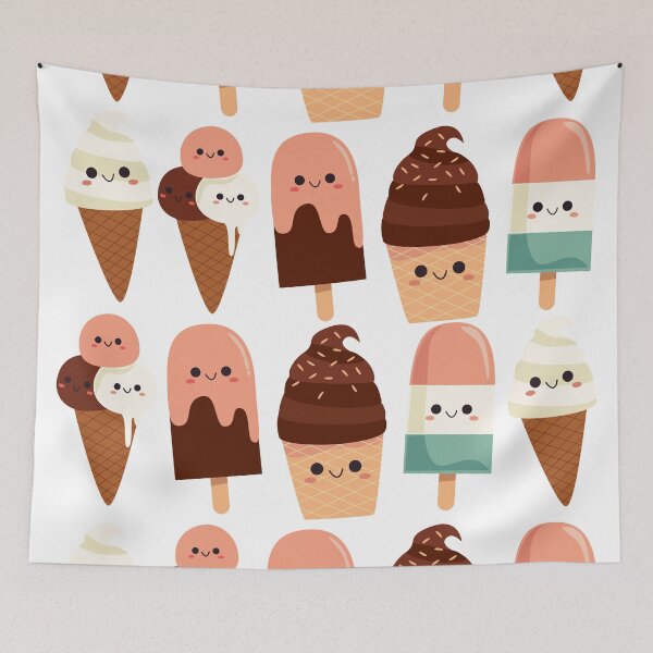 Item preview, Cute ice cream  designed and sold by perfect2print.