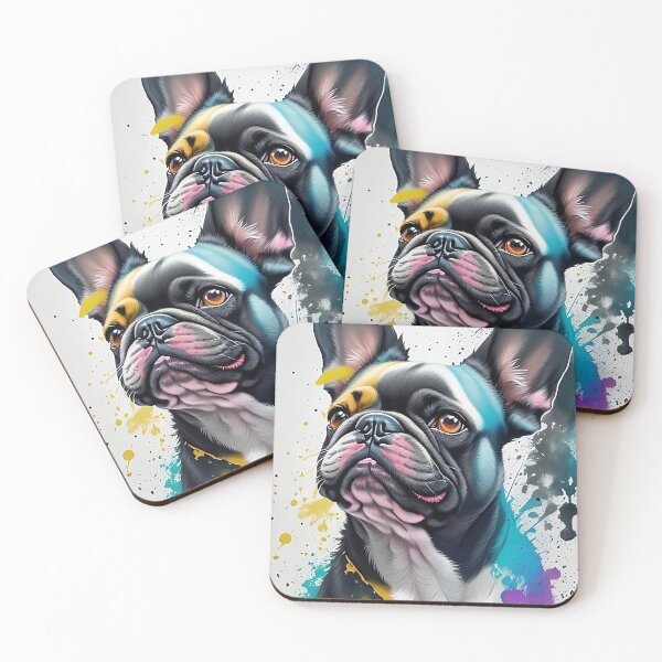 Item preview, Colorful French Bulldog Dog  designed and sold by Fallfoxius.