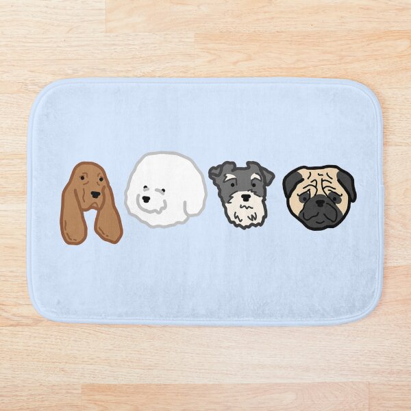 Item preview, the four doggies designed and sold by Jessy Kirk.