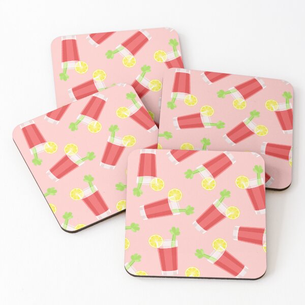Item preview, Bloody Mary cocktails - pink designed and sold by littlearrow.