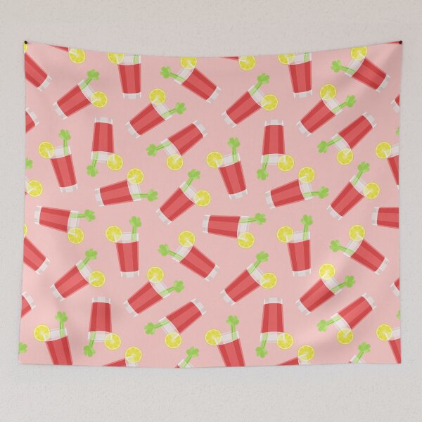 Item preview, Bloody Mary cocktails - pink designed and sold by littlearrow.