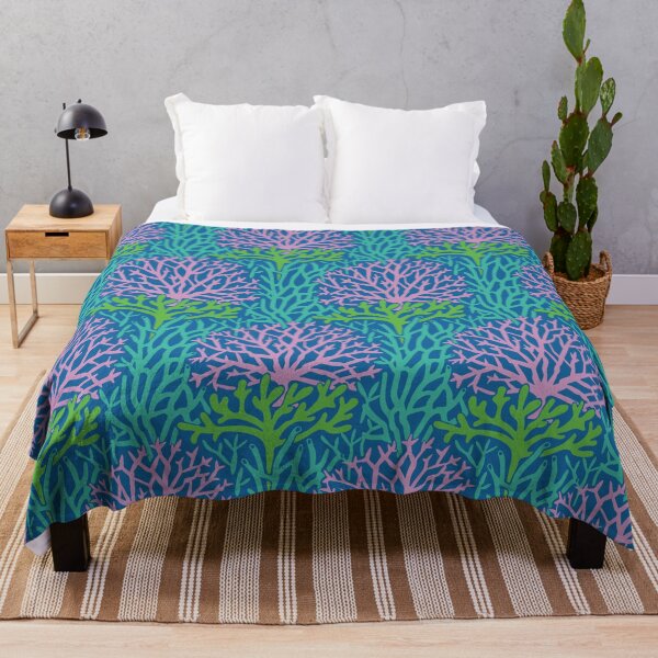 Item preview, CORAL GARDENS Coastal Beach Undersea in Bright Summer Colors - UnBlink Studio by Jackie Tahara designed and sold by Jackie Tahara of UnBlink Studio.