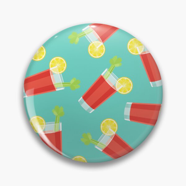 Item preview, Bloody Mary cocktails - teal designed and sold by littlearrow.