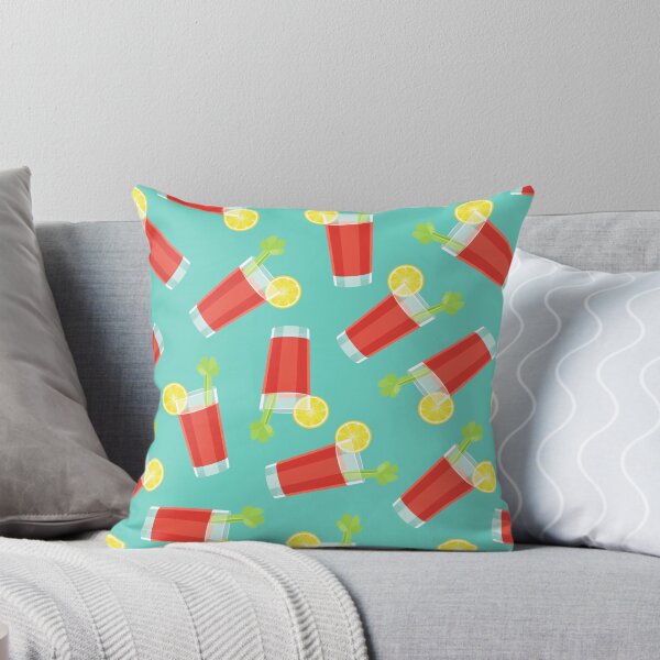 Item preview, Bloody Mary cocktails - teal designed and sold by littlearrow.