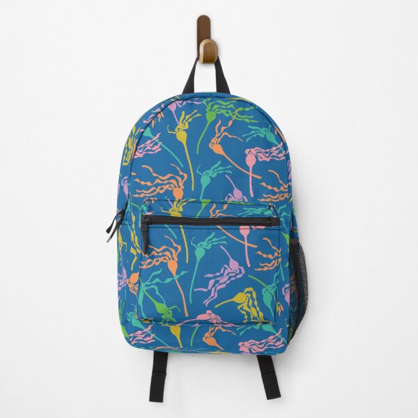 Item preview, KELP FOREST Coastal Beach Ocean Seaweed in Bright Summer Colors on Blue - UnBlink Studio by Jackie Tahara designed and sold by Jackie Tahara of UnBlink Studio.