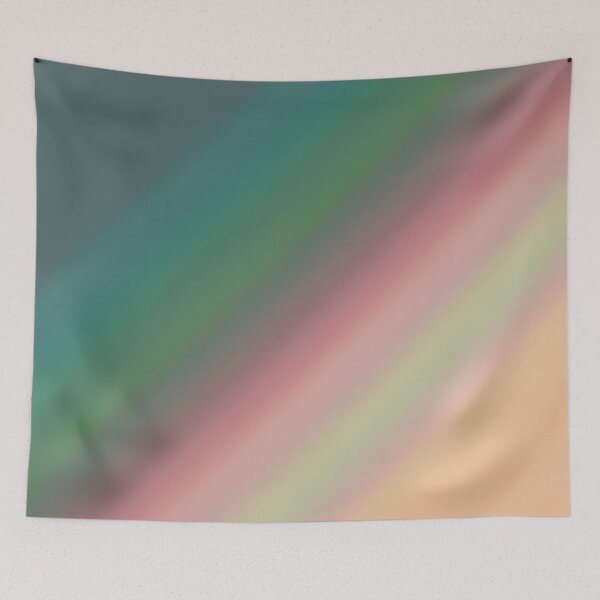 Item preview, Peach Pink Green Summer Fruit Abstract Diagonal Color Gradient designed and sold by kattakitty.