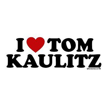 I LOVE TOM KAULITZ DESIGN iPad Case & Skin for Sale by Fandomex