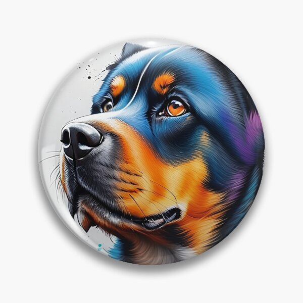 Item preview, Colorful Rottweiler Dog  designed and sold by Fallfoxius.