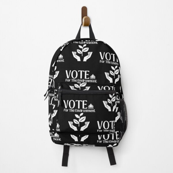 Item preview, Vote For The Environment White Text Modern Slogan Design designed and sold by EarthArtDesigns.