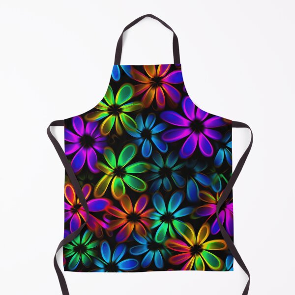 Item preview, Pop Flowers | Neon | Pattern designed and sold by StickeryPickery.