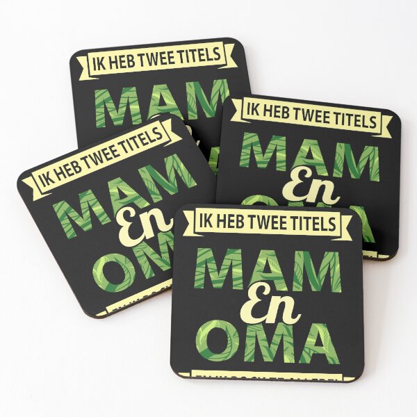 Item preview, IK HEB TWEE TITELS MAM EN OMA Premium designed and sold by marionchans.