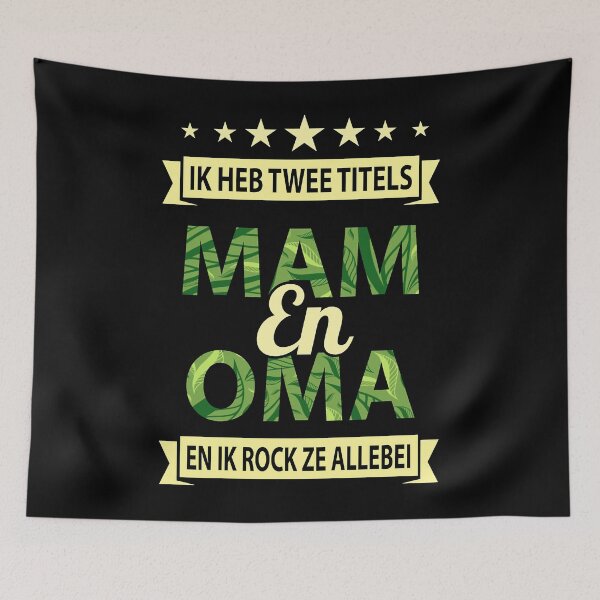 Item preview, IK HEB TWEE TITELS MAM EN OMA Premium designed and sold by marionchans.