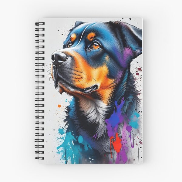 Item preview, Colorful Rottweiler Dog  designed and sold by Fallfoxius.