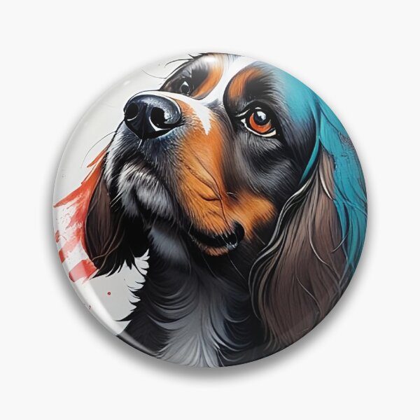 Item preview, Colorful Cocker Spaniel Dog  designed and sold by Fallfoxius.
