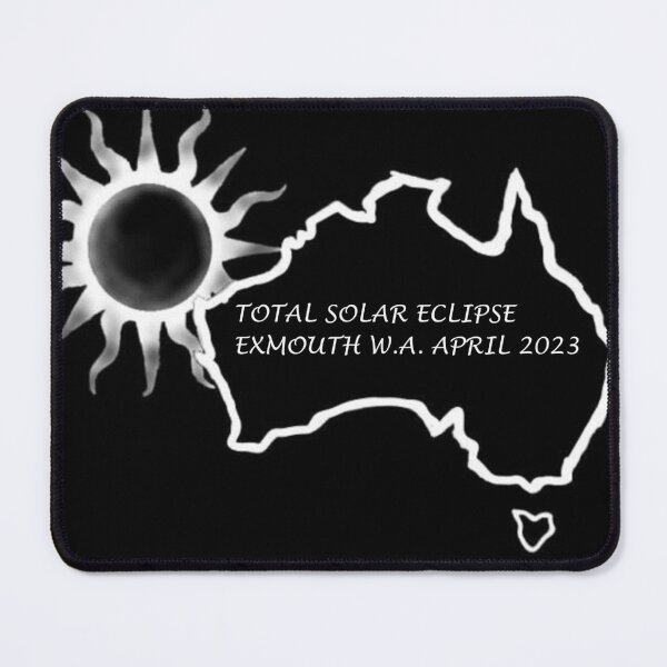 Item preview, Solar Eclipse Exmouth 2023 designed and sold by bluegumleaf.