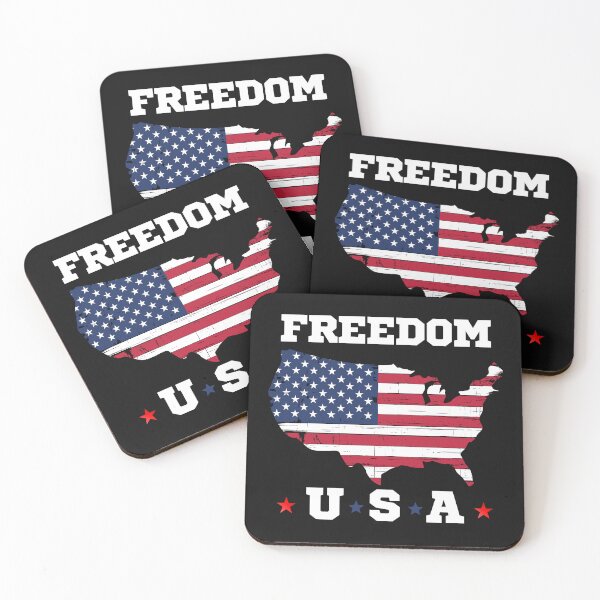 Item preview, USA Freedom,  American Freedom, Patriot, 4th of July, USA Flag, Patriotic Flag designed and sold by Cryptohaven.
