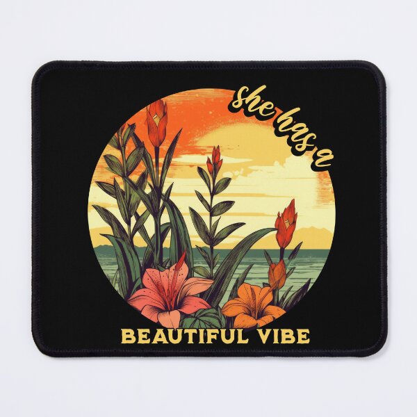 Item preview, She Has A Beautiful Vibe tshirt sticker and more beautiful girlfriend summer 2023 vibe designed and sold by AviationArtists.