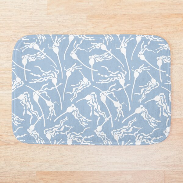 Item preview, KELP FOREST Coastal Beach Ocean Seaweed in Pastel Blue White - UnBlink Studio by Jackie Tahara designed and sold by Jackie Tahara of UnBlink Studio.