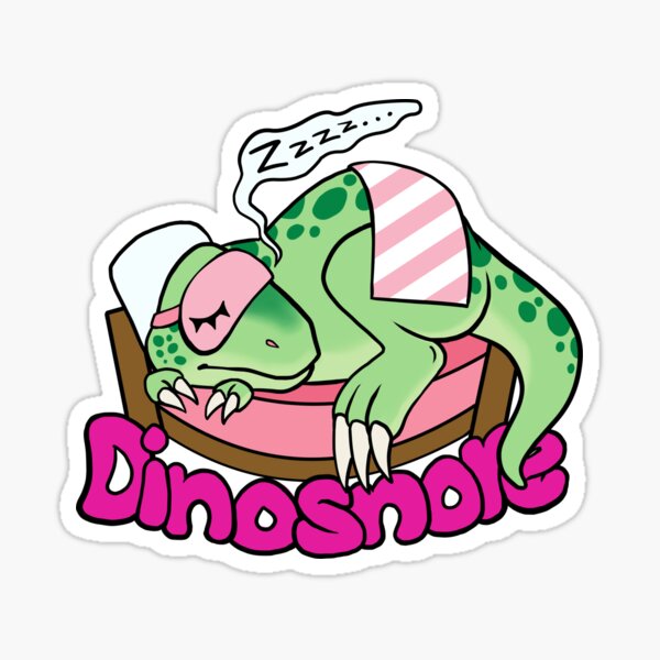 Dinosnore Sticker