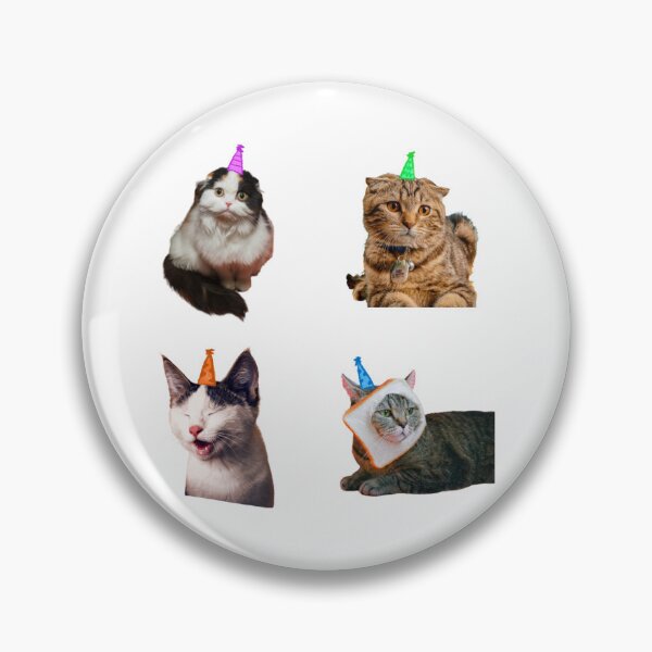 Item preview, party hat kitties designed and sold by saacstix.