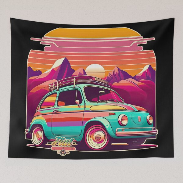 Item preview, Fiat 500 Very Little Muscle Car designed and sold by danielliamgill.