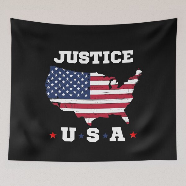 Item preview, USA Justice, US Justice, American Justice, Patriot, 4th of July, USA Flag, Patriotic Flag designed and sold by Cryptohaven.