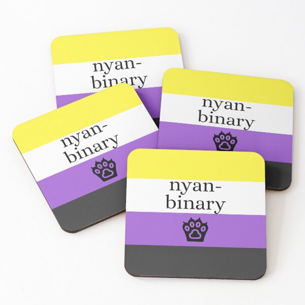 Item preview, Nyan-Binary / Nonbinary Pride Flag designed and sold by MaddieMade.