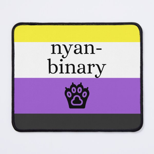 Item preview, Nyan-Binary / Nonbinary Pride Flag designed and sold by MaddieMade.