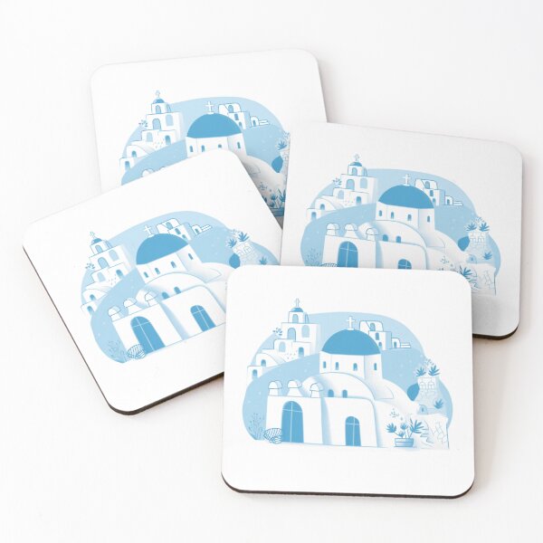 Item preview, Santorini designed and sold by vintageteahouse.