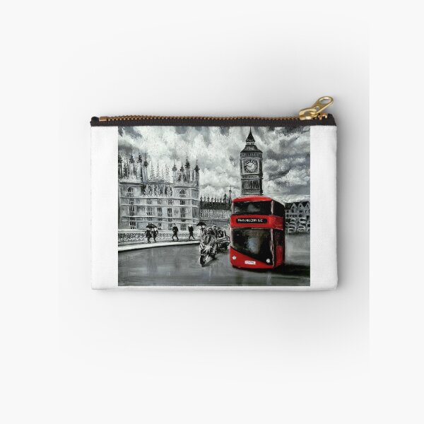 Artikelvorschau, London und ein roter Bus entworfen und verkauft von OilPaintsHatts.