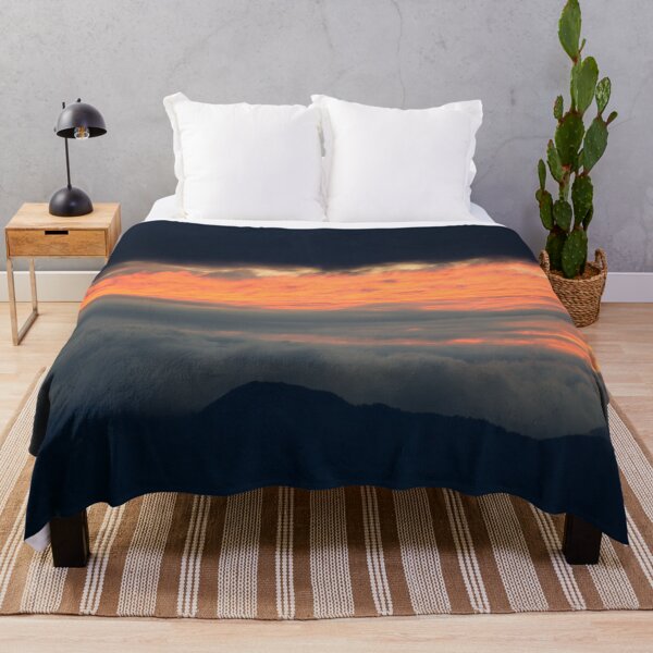 Item preview, Fiery sunset over the mountains designed and sold by Shizenkai.