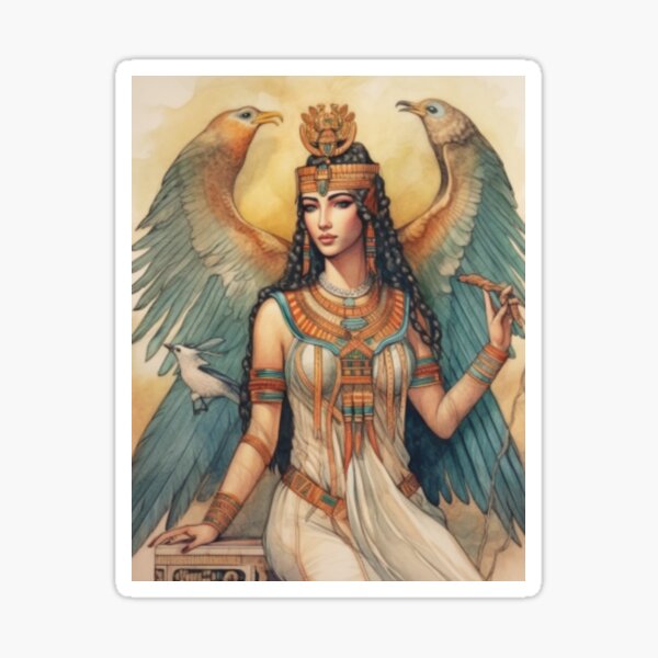 Vista previa del artículo con la obra «diosa isis», diseñado y vendido por AngeGraciela.
