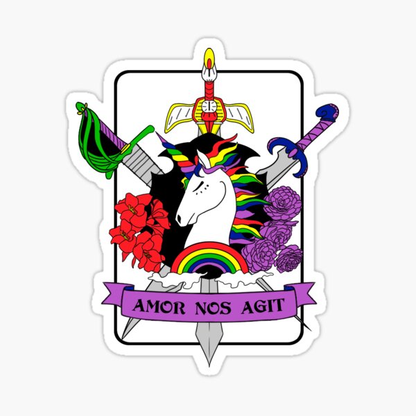 LGBTQ+ Pride Coat of Arms Sticker